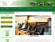 Tablet Screenshot of anafe-africa.org